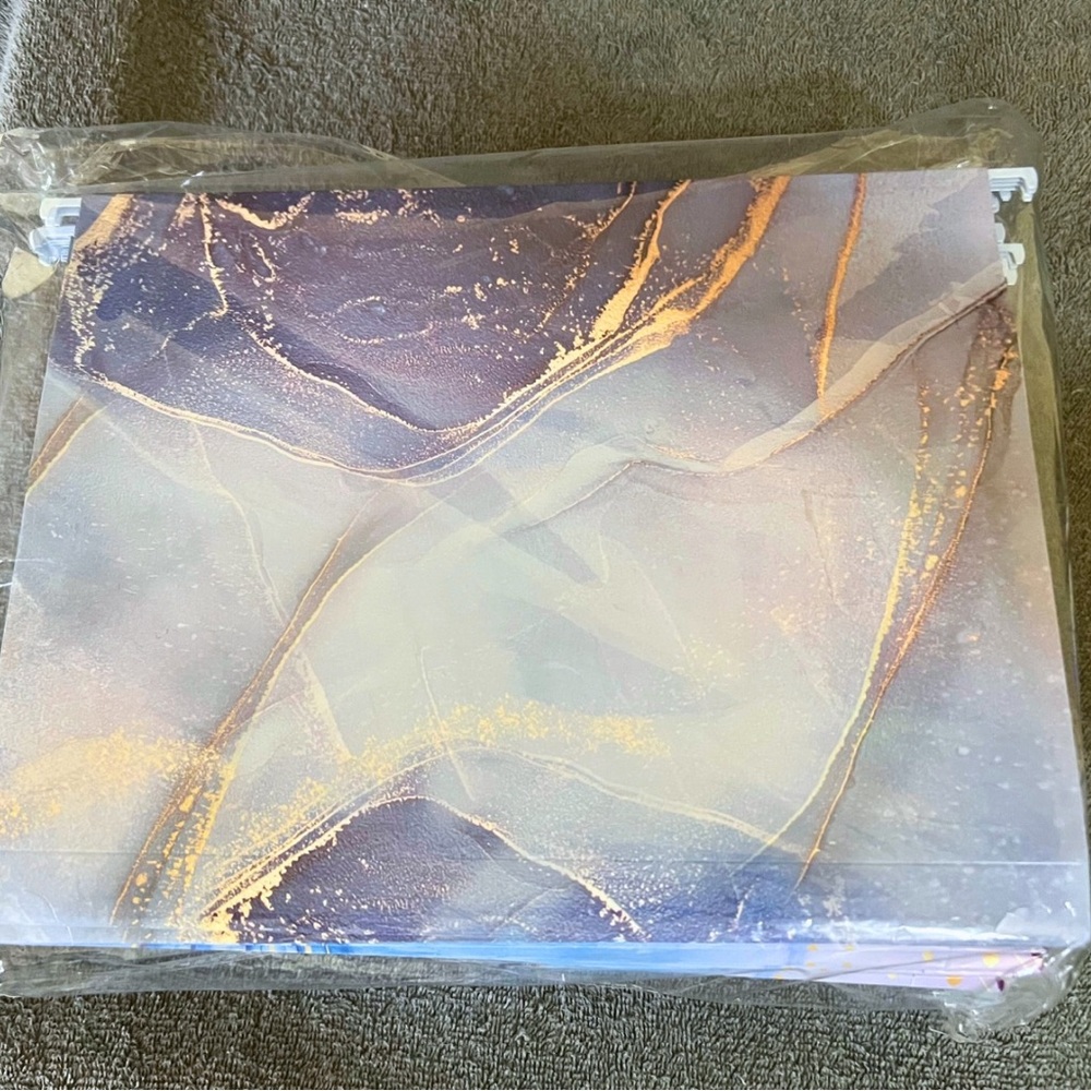 Marble Print Hanging Folders With Foil Stamping Process